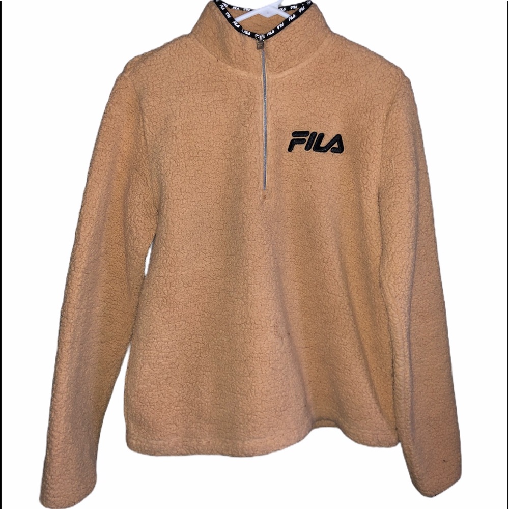 Fila Nude Tan Teddy Sweater